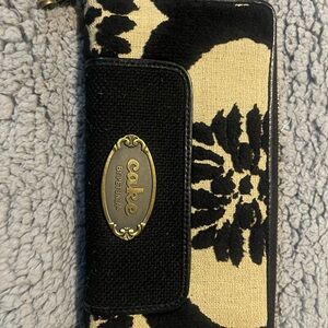 Petunia Pickle Bottom Black and Cream Wallet